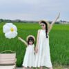 親子系列-夏季綁帶連衣裙