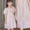 親子系列-浪漫水花紋裙