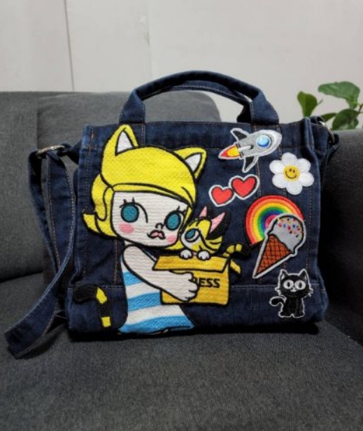 Rainbow -重工牛仔背包