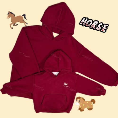 馬年帽T親子套裝 馬年帽T親子套裝