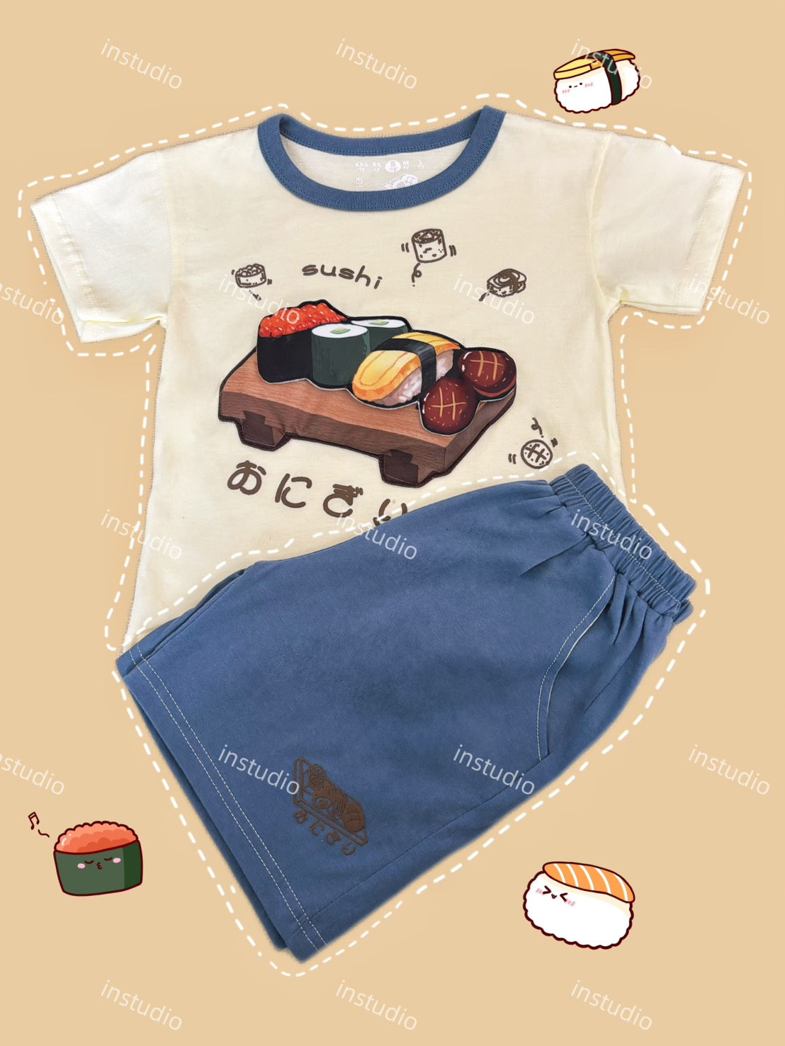 可愛立體套裝-壽司