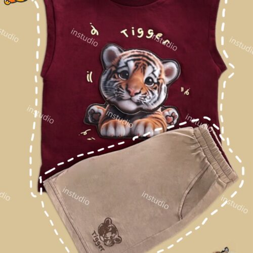 可愛立體套裝-老虎