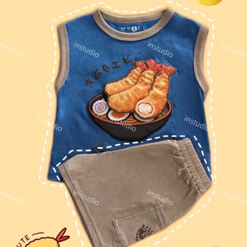 可愛立體套裝-炸蝦