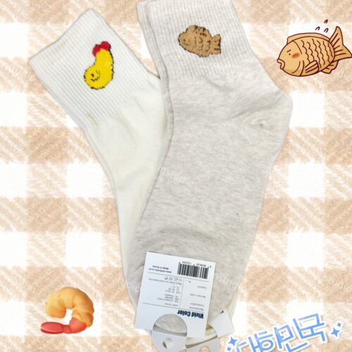 韓系超可愛食物襪