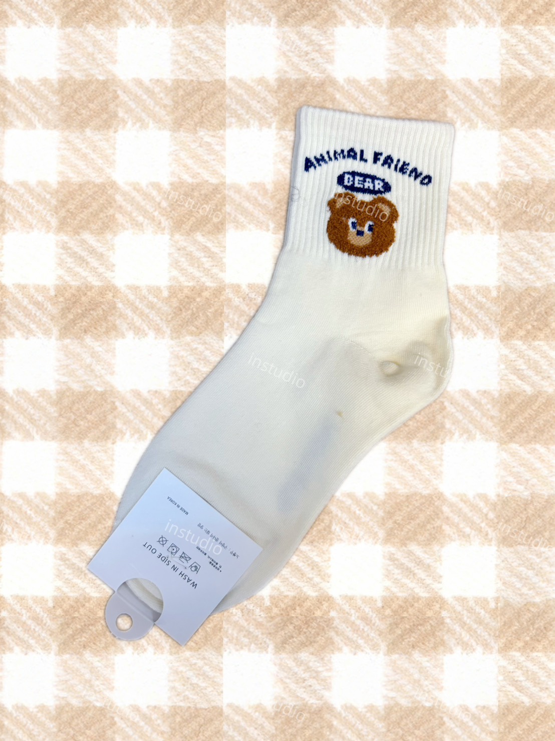 韓系奶油動物襪 韓系奶油動物襪