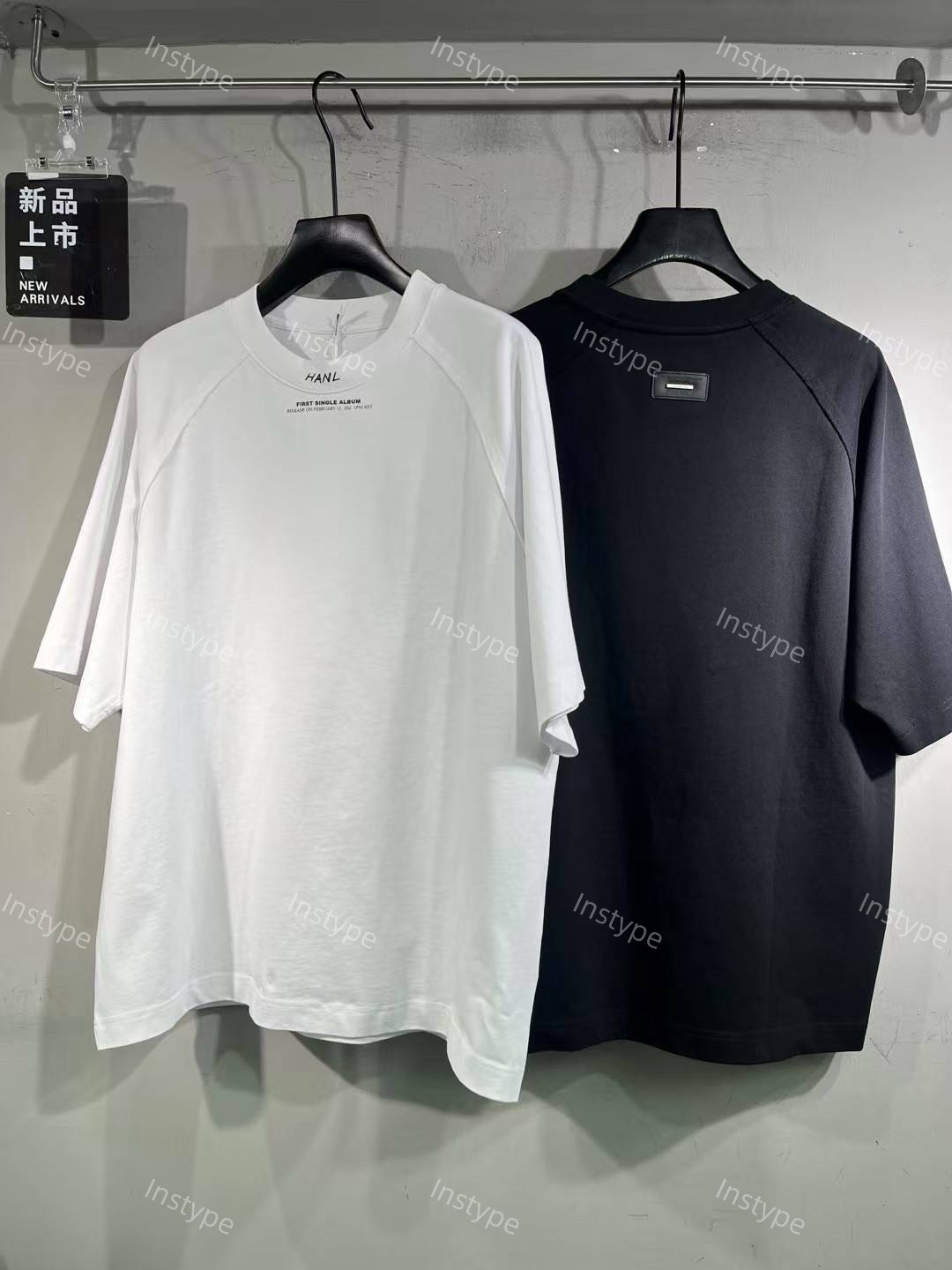 韓系拼接剪裁短袖T恤